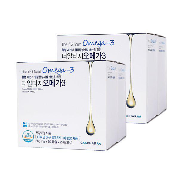 더 <b>알티지</b> <b>오메가3</b> KD Pharma 고순도 어유 4개월분