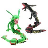 레쿠자 피규어 pokemon plush 박제 동물 장난감 green rayquaza