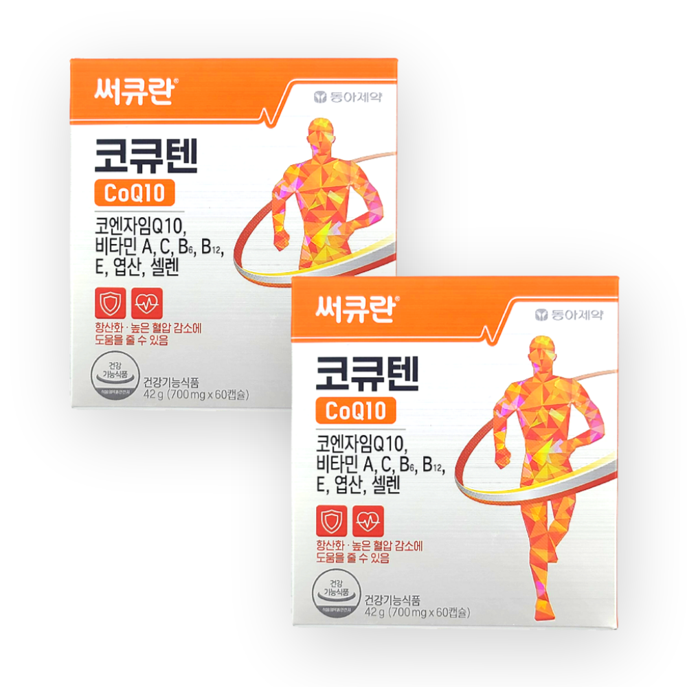 코엔자임큐텐100mg 동아제약 써큐란 코큐텐 120캡슐(60캡슐x2)