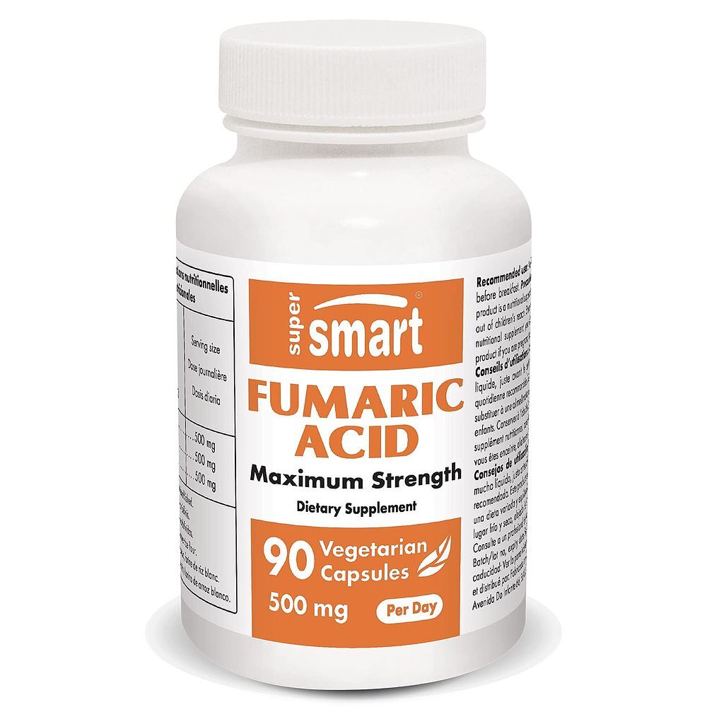 Supersmart Fumaric Acid 500mg 푸마르산 90캡슐