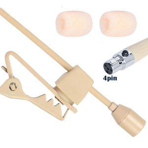 송신기용 클립 살색 핀 4pin SHURE JTS 무선 마이크 1개 sm724