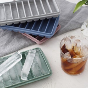 (국산)실리콘 막대 아이스몰드 트레이 10구 보온병 얼음 막대얼음