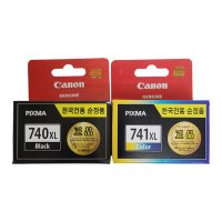 캐논 PG-740XL CL-741XL 정품잉크 대용량세트 MG3670 MG3570카트리지