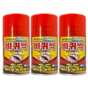 바퀴벌레 연막탄 연막식 훈증 살충제 200ml 3개