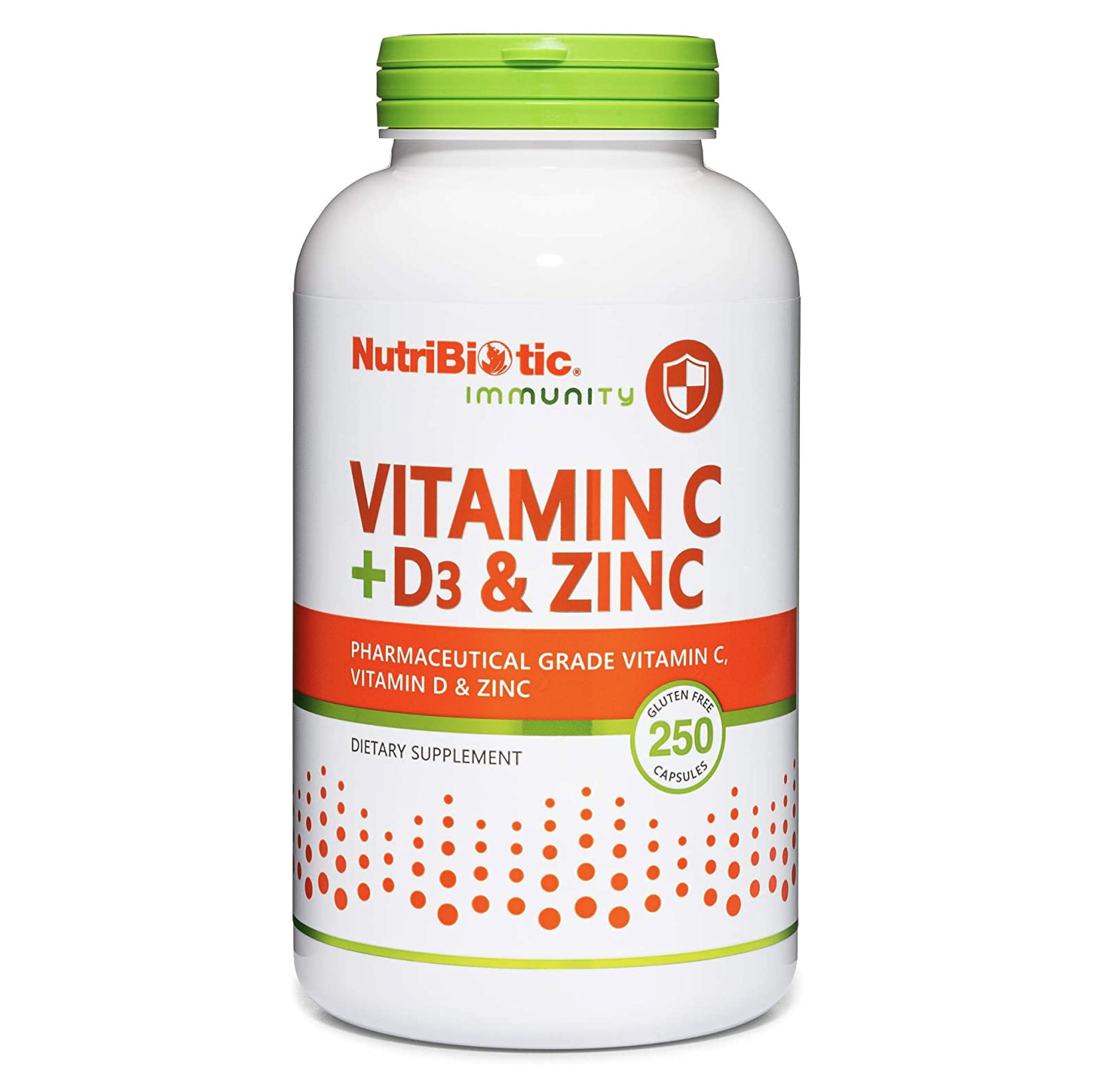 <b>뉴트리바이오틱 비타민C</b> D3 아연 250캡슐 NutriBiotic Immunity