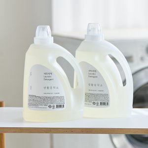 생활공작소 세탁세제 3L 4개 대용량 액체세제 중성세제 드럼용 일반용