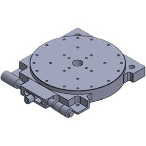 SR-125B 메뉴얼 수동 회전 스테이지 Φ125 360°/ 10mm 이동거리