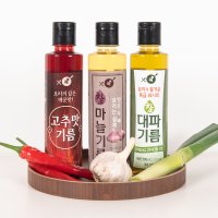 엑스쿡 마늘기름 대파기름 고추맛기름 300ml