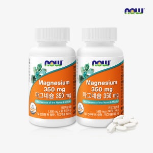 [슈퍼적립] 나우푸드 마그네슘 350mg 90정, 2개