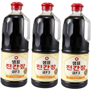 샘표 진간장 금F3 1.7L 3개 양조간장