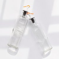 1+1 밀폐 원터치 유리 오일병 참기름병 시럽 미니 소스통 350ml