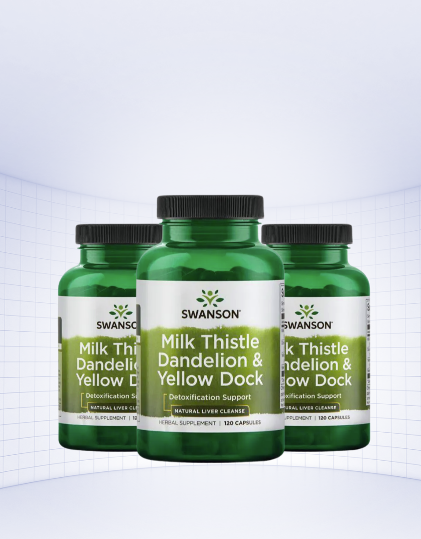 (3개) 스완슨 <b>밀크시슬 단델리온</b> 앤 옐로우덕 120캡슐 x 3개