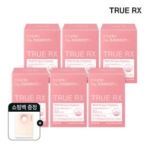 트루알엑스 질 유산균 지노 프로바이오틱스 여성 리스펙타 클리오 30캡슐, 6개