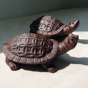 생기 도자기 거북이 중형 돌거북 장식품 가게 식당 카페 개업 선물 세트