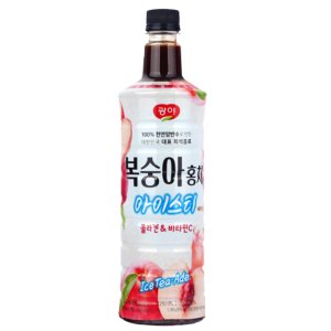 광야식품 복숭아홍차 음료베이스 970ml