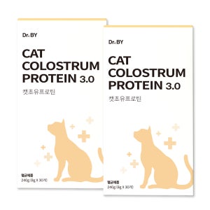 닥터바이 캣초유프로틴 고양이 단백질 근력개선 면역력 영양제 30포, 2개