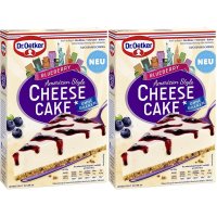 DrOetker 닥터오트커 블루베리 치즈케이크 믹스 아메리칸 스타일 335g 2팩