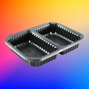 HG-642-2호 검정 900개 실링용기 HG642-2호 소담팩