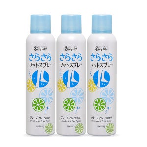 심플리티 풋 데오도란트 발냄새제거스프레이 135g 3개