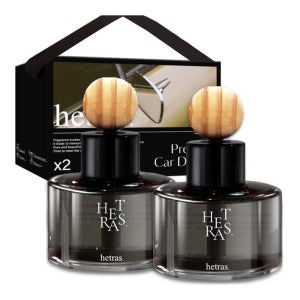 1+1 헤트라스 차량용 방향제 디퓨저 77ml 플라워스토어 선물세트 자동차 고급 차량 명품