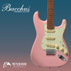 [헤드폰 앰프 지급] 바커스 BST-1-RSM/M SLPK 일렉기타 SSS 로스티드 메이플 Bacchus