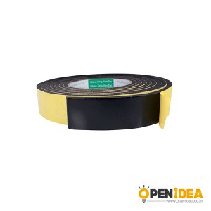 EVA 테이프 단면 소음방지 폼 스펀지테이프 검정 2M 폭 20mm [OPEN-GA011-003]