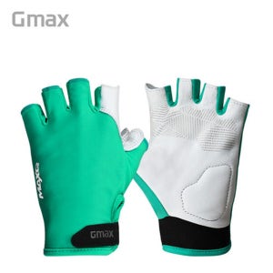 맥스큐 천연양가죽 자전거 스포츠 반 장갑 남성 여성