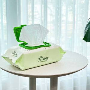 쥬얼리 물티슈 엠보싱 캡형 두꺼운 신생아 아기물티슈 72매 10팩