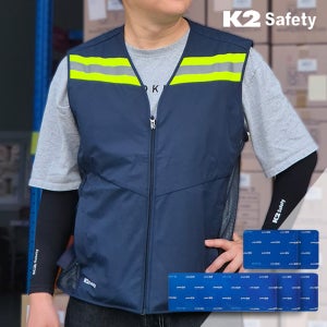 K2 써머 아이스 조끼 여름 쿨링조끼 망사 아이스팩 쿨조끼