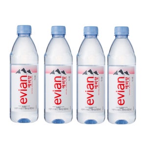 500ml 12병 에비앙 생수 안전한 배송 가정 물 맑은샘물 배달 에코 500 정기 애비앙