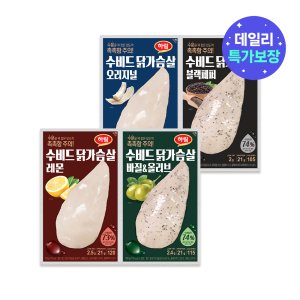 하림 수비드 닭가슴살 닭터 슬라이스 오리지널 블랙페퍼 갈릭 25종