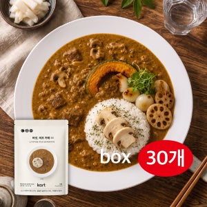 버섯 비프 카레 / 요이벤 카레맛집 150g, 30개
