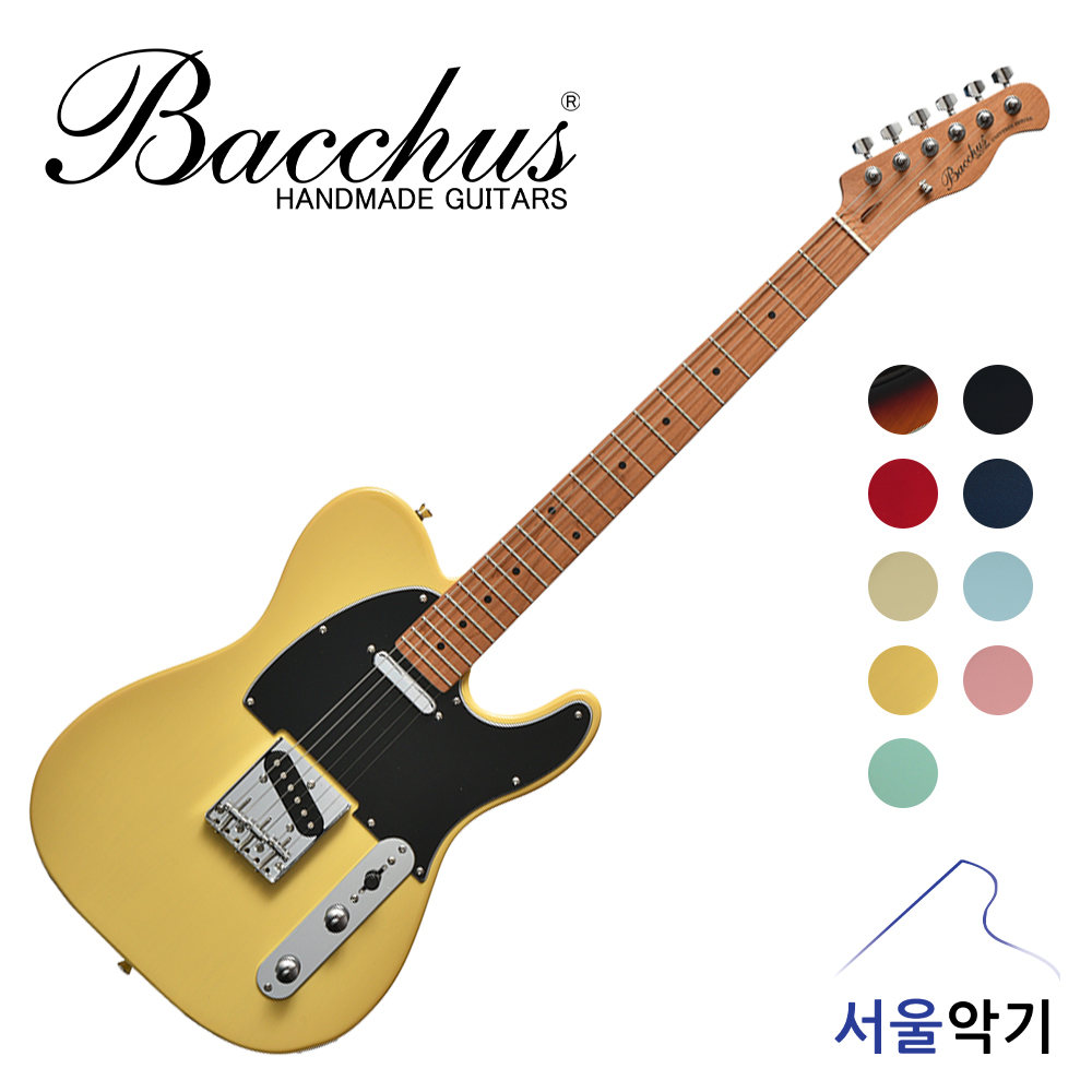 Bacchus 바커스 BTE-1-RSM/M 일렉기타 SS 로스티드 메이플 텔레 Bacchus