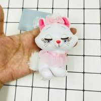 인형 캐릭터 쿠션 귀여운 고양이 마리 뽀글이 여자 가방 작은 홀더