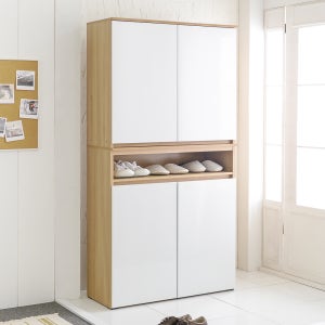 퍼니하우스 디오 대형 1단 신발장 800 현관장 아파트 원룸 사무실 키큰 선반 수납장