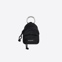 56279579 발렌시아가 백팩 Balenciaga Micro Backpack Keyring in Black 6703542UPJY1000