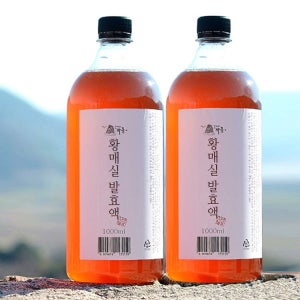 황매실액기스 매실청 3년숙성 매실원액 1L, 2개
