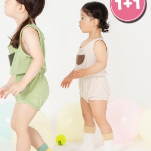 유아 여름 테리 우주복 롬퍼 테리 점프수트