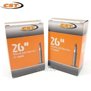 CST 프레스타 튜브 650x25C 60mm/자전거튜브 26x7/8-1
