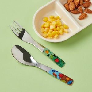 젭젭 키즈 올스텐 유아 수저 어린이집 스푼포크 숲