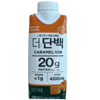 빙그레 더단백 카라멜 프로틴 250ml 1개 단백 카라멜 드링크