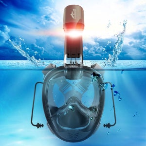 듀얼브레서 스노쿨링 마스크 풀페이스 V3 스노클 장비 물안경