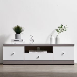 바로방가구 비엔나 거실 원룸 낮은 서랍장 티비다이 TV거실장 장식장 수납 받침대 1200