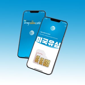 미국동부여행 AT&T 31일부터 사용가능한 현지 미국유심 아이폰만 가능