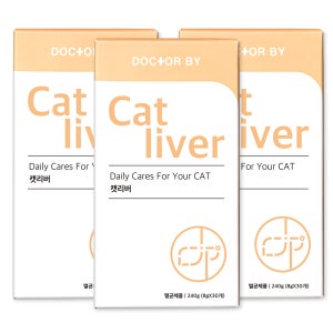 닥터바이 캣 리버 고양이 간 항산화 영양제 30개입, 3개