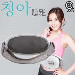 청아 무선 복부 허리 마사지기 뱃살 복근 온열 안마 피로 회복 3단계 조절 근육 마사지