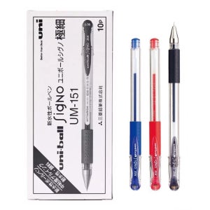 유니볼 시그노 캡식 볼펜 038mm / UM-151-38 칼라별 1갑