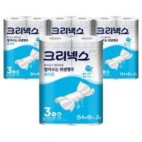 크리넥스 빨아쓰는 위생행주 54+9매 2롤 x 4팩 키친타올 스카트 유한킴벌리