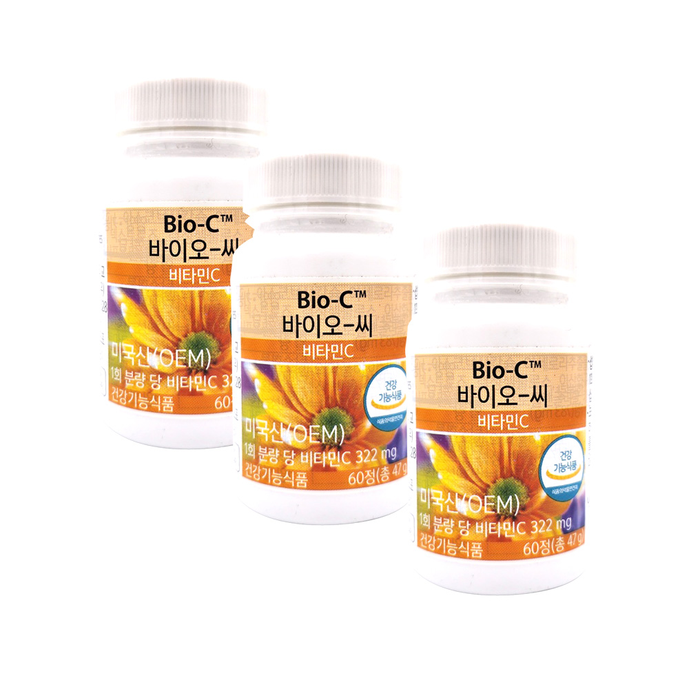 유니시티 바이오씨 바이오c 비타민C 783mg 60정 783g, 3개