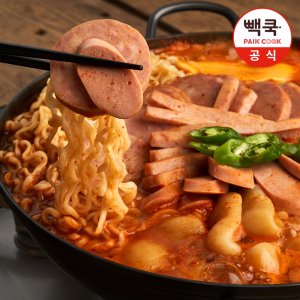 [빽쿡] [백종원의 빽쿡] 제주 돼지 부대찌개 밀키트 1개